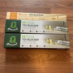 Toy blocker, clear for furniture